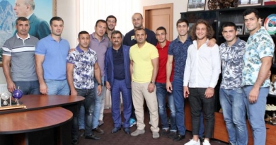Dünya çempionatında çıxış edəcək cüdoçularla görüş Dünya çempionatında çıxış edəcək cüdoçularla görüş