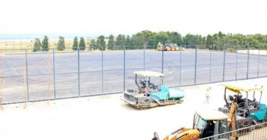 Sumqayıtın stadionunda təmir işləri davam edir Sumqayıtın stadionunda təmir işləri davam edir