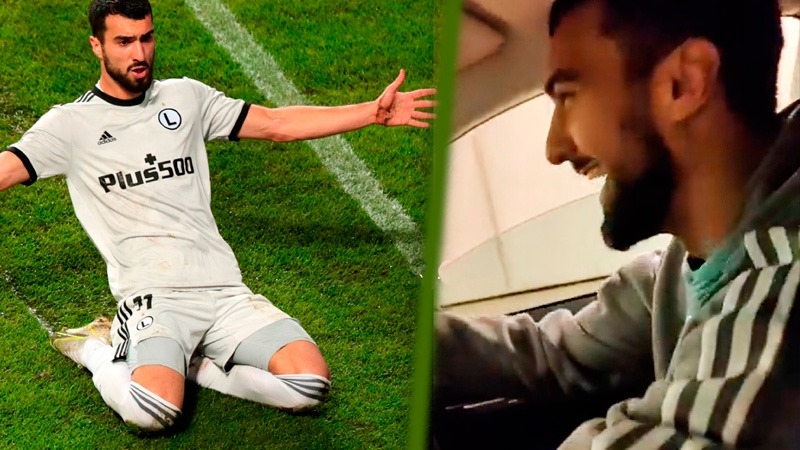 mahir-emreli-qelebeni-varshava-kuchelerinde-mashinla-bele-qeyd-etdi